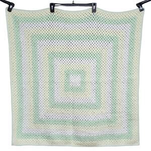 Beautiful Hand Made Crochet Baby Blanket Afghan Throw‎
